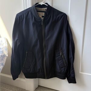 Michael Kors Dark Navy Bomber Jacket